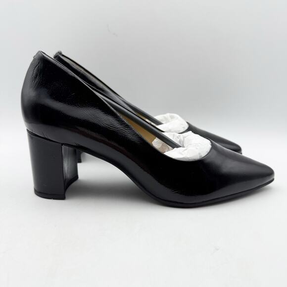 Marc Joseph New York Womens Garrett PL Pumps US 8 Black Patent Leather NIB - Picture 4 of 13